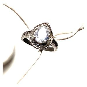 Teardrop Silver Ring